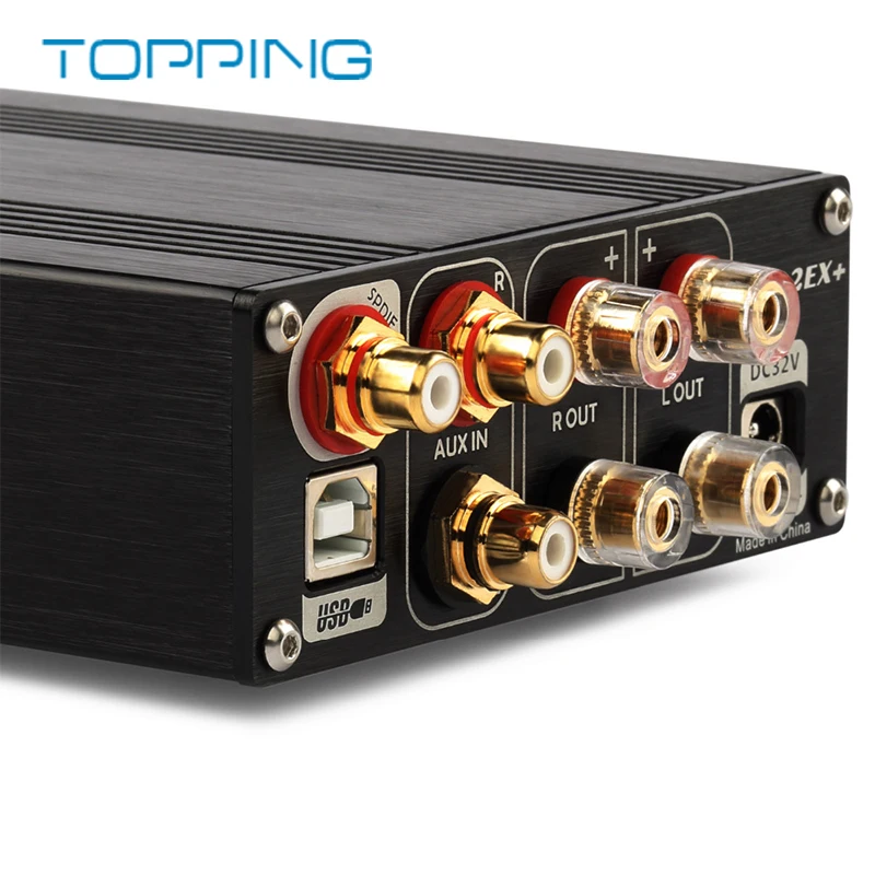 Топпинг TP32EX + HiFi multi function усилитель аудио предусилитель AMP DACwith 75 Вт * 2 24 бит/192 кГц 156
