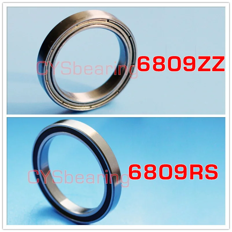 S6809RS нержавеющая сталь 61809-2RS 61809 2RS 6809 подшипник с глубоким желобом шариковый 45x58x7