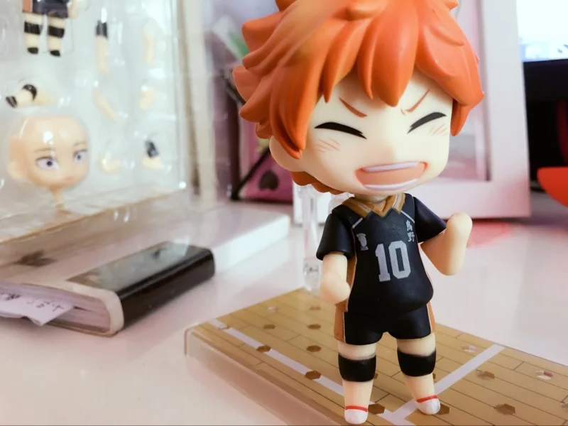 Кошмарным Фигурки Nendoroid Хината Shoyo 461 # ПВХ аниме волейбол Коллекция Модель
