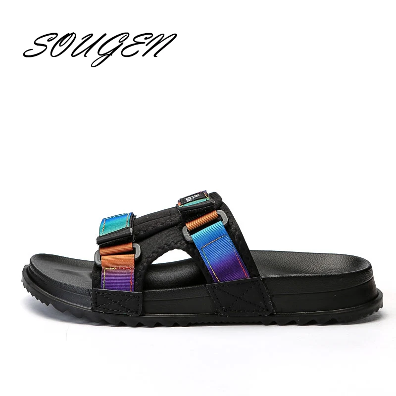 Мужские тапочки Уличная обувь без шнуровки мужские домашние кроссовки Летняя