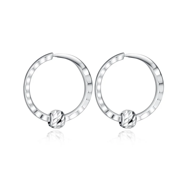 

Серьги 950 золото круглые серьги-обруч пробы 1,19 г