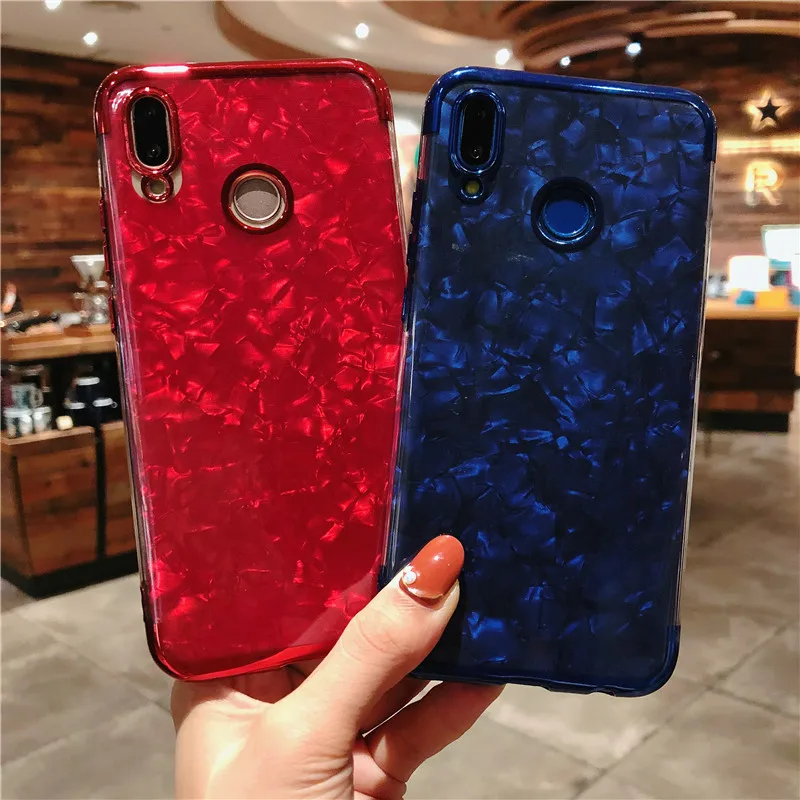 Glitter Marble Silicone Case For Huawei P20 Pro Cover P30 Lite P10 Mate 20 10 Honor Play P Smart Plus Y6 Y7 2019 |