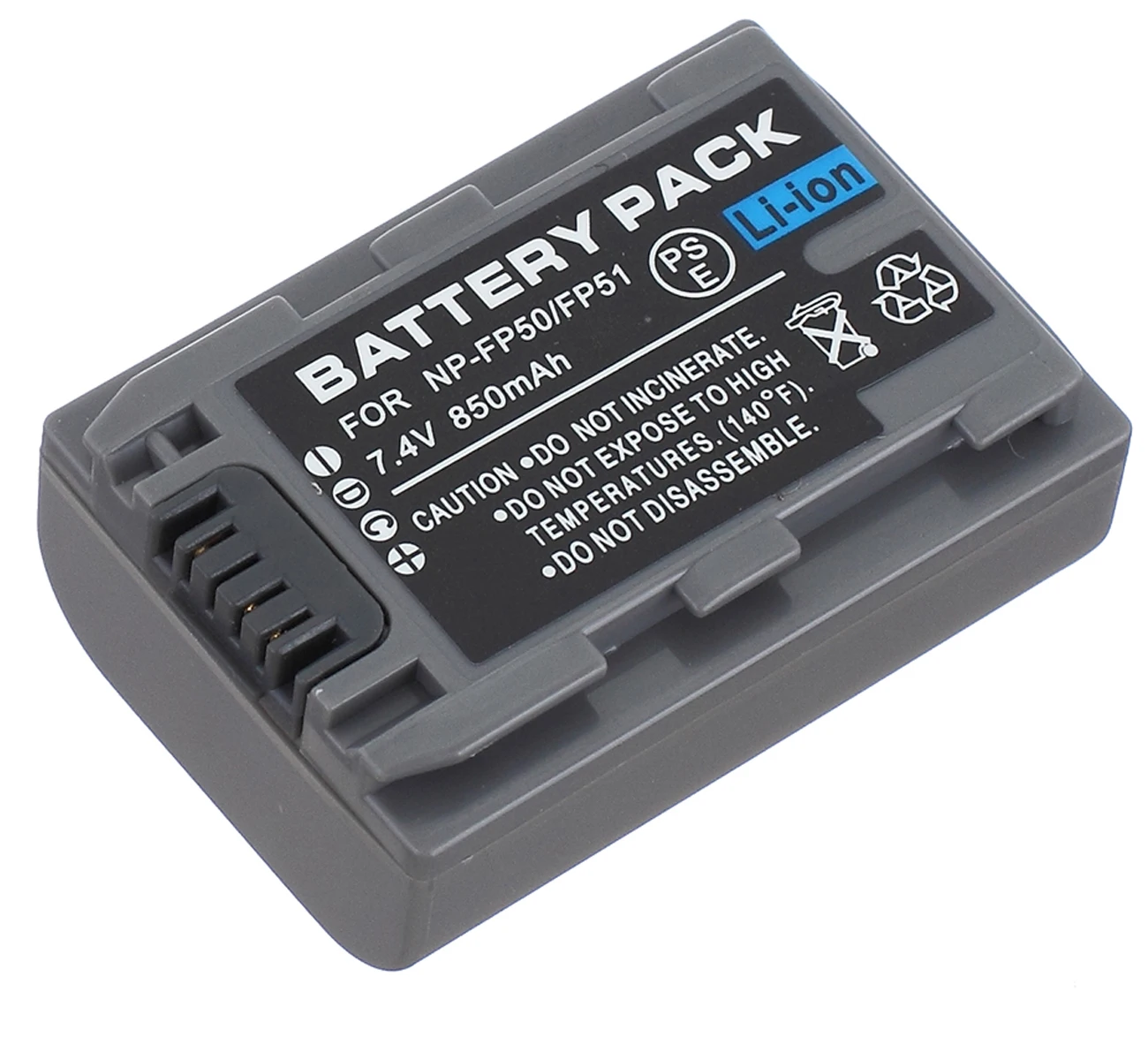 

Battery Pack for Sony DCR-HC30E, DCR-HC32E, DCR-HC33E, DCR-HC35E, DCR-HC36E, DCR-HC39E Handycam Camcorder