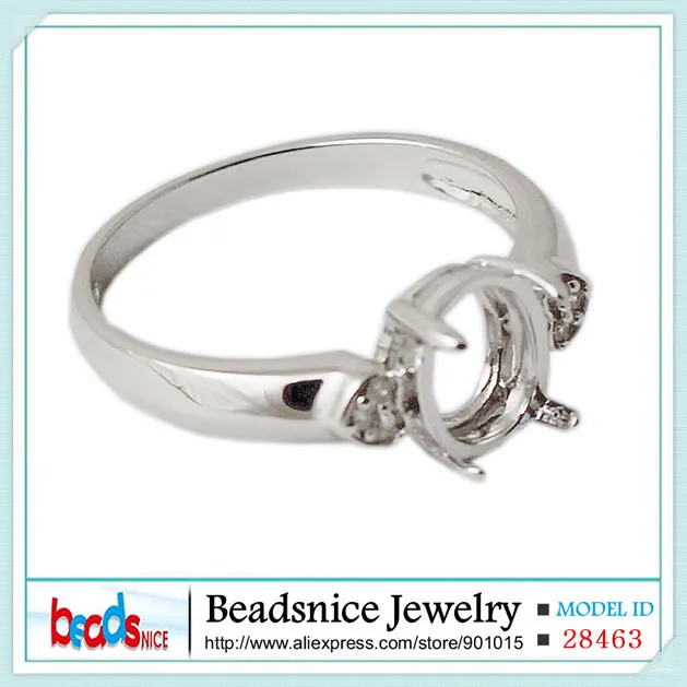 Высококачественные кольца Beadsnice ID28463 из чистого серебра 925 пробы оптовая продажа