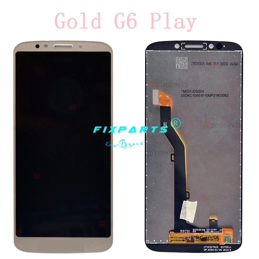 5 7 &quotтелефон для Motorola Moto G6 Play LCD XT1922 дисплей сенсорный экран дигитайзер сборка