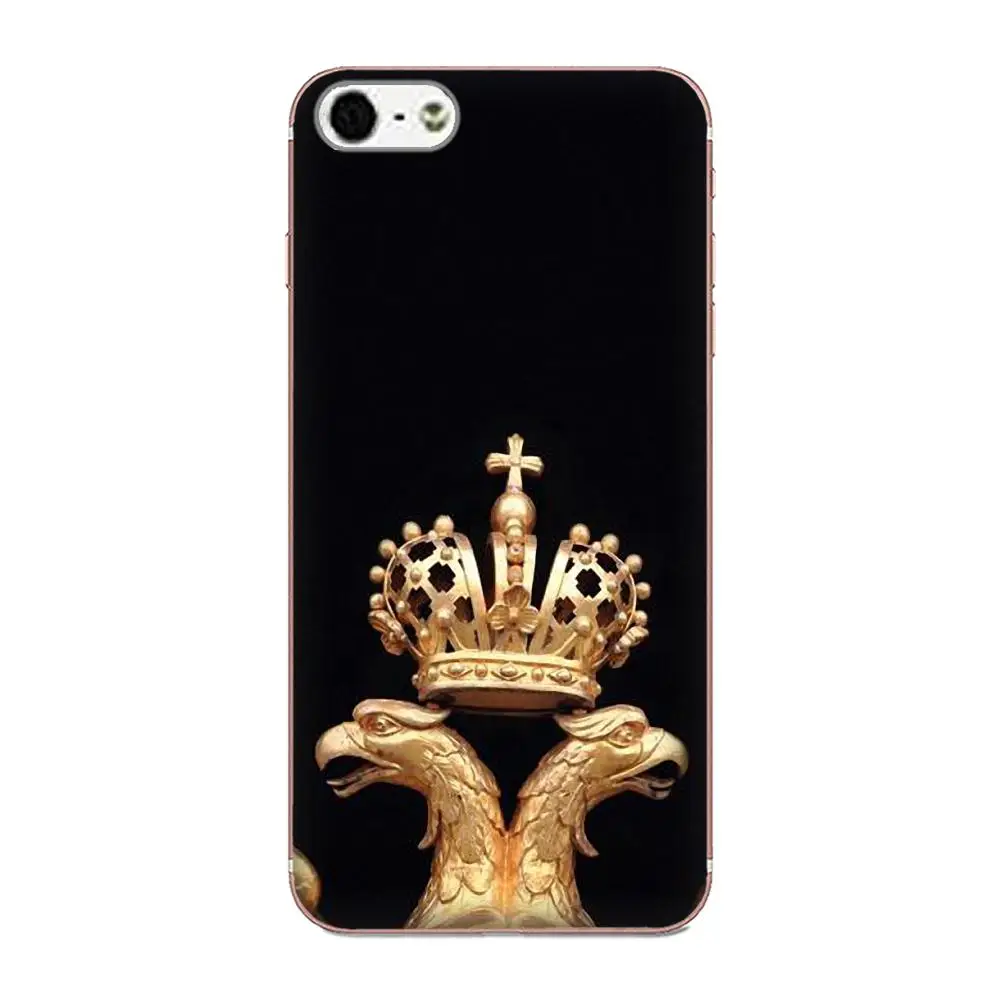 Русский герб классический телефон аксессуары чехол для Apple iPhone 4 4S 5 5C 5S SE 6 6S 7 8 Plus X