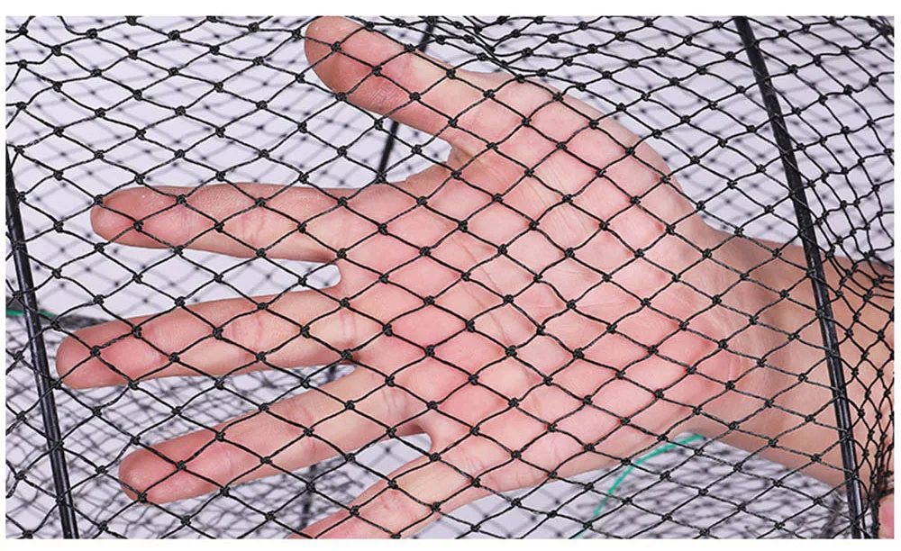 Fishing net crab trap network cages cast nets shrimp nylon netting Automatic Fishing Cage Foldable Trap Cast Net Folding