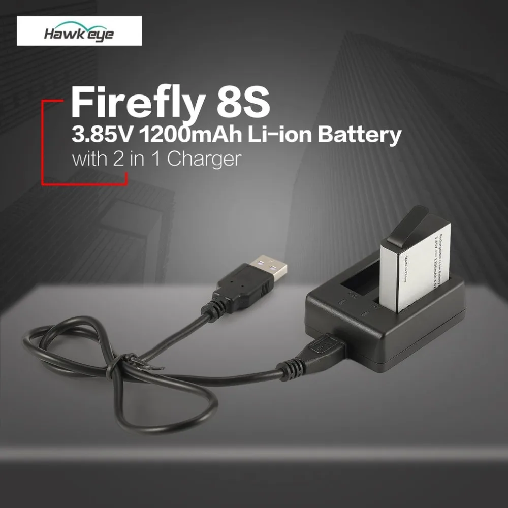HOTHawkeye Firefly 8 S S009R 3 85 V 1200 mAh литий ионная Замена батареи с 2 в 1 зарядное устройство