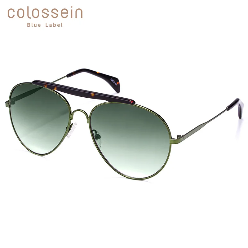 COLOSSEIN авиаторы солнцезащитные очки для женщин винтажное покрытие UV400 градиентные
