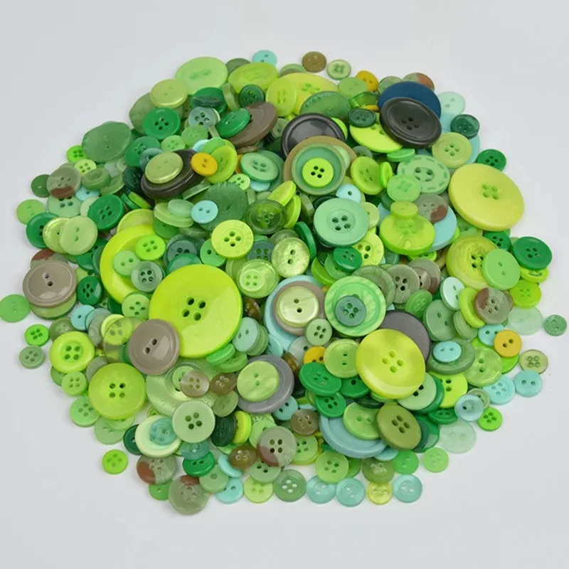 

50g Mix size mix color Plastic Buttons Lot for Sewing Scrapbooking and DIY Handmade Craft with Different Color and Style