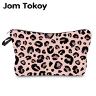 Водонепроницаемая косметичка Jom Tokoy с леопардовым принтом, сумка-Органайзер для женщин, многофункциональная косметичка hzb974