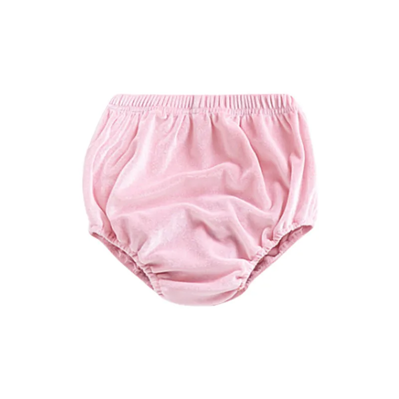 Pink Вельветовые Штаны для маленьких девочек, детские шаровары для девочки, шорты короткие трусы подгузники, трусики летние детские костюмы для девочек - Цвет: Pink
