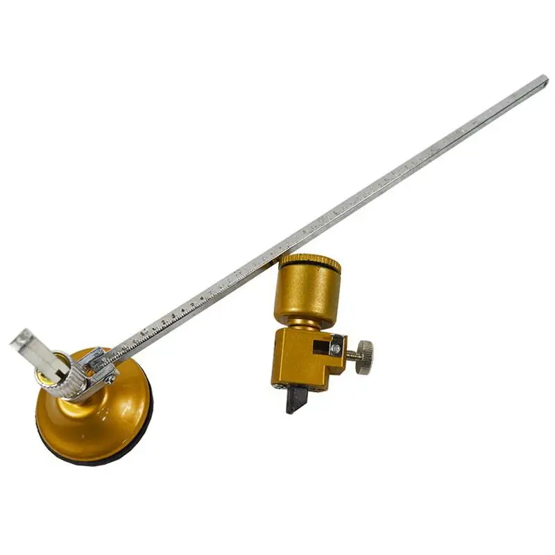 

Professional Compass Diamond Roller Type Cutter Draw Marking Tile Measuring Practical Tool Compass Glass Cutting Round Cutt