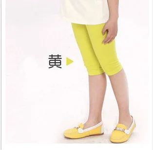Летние детские короткие брюки леггинсы для девочек из модала|kids leggings|children