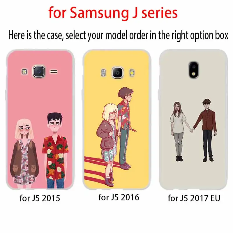 Чехол с надписью end of the fing fxxxing world art для телефона Samsung Galaxy j6 J8 J7 J5 J3 J4 Plus 2018 2017 2016 J610