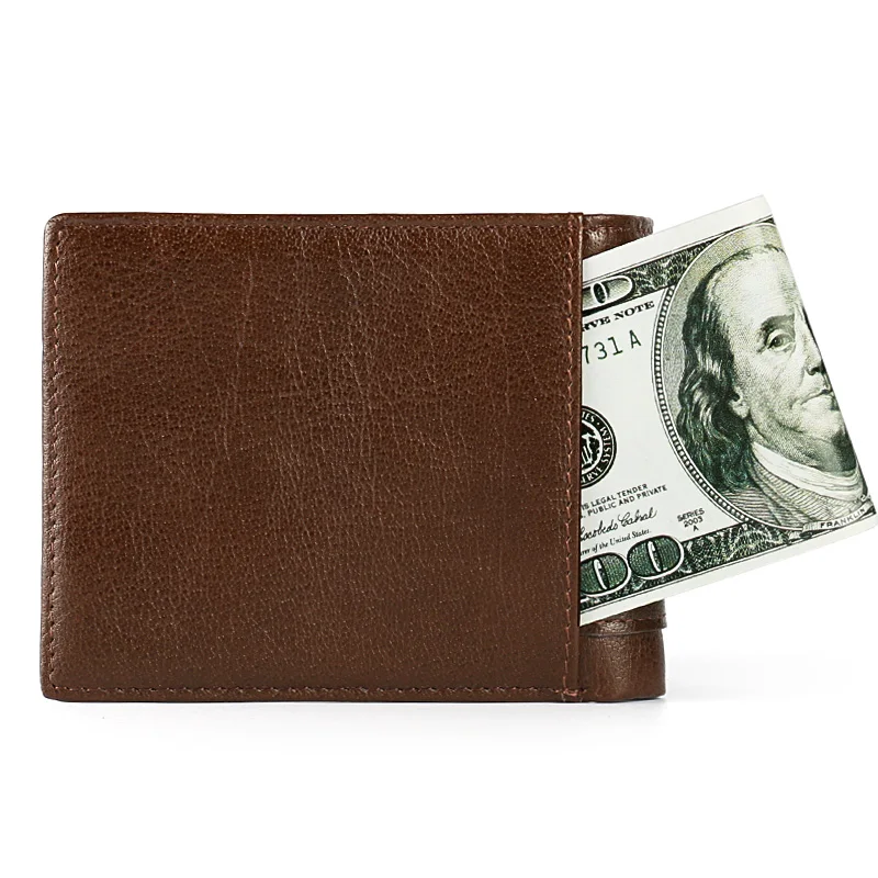 Лидер продаж! Высококачественный модный мужской кошелек из натуральной кожи с