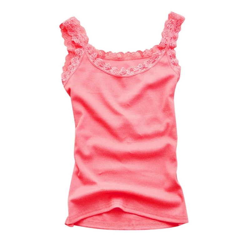

Sexy Lace Tank Tops For Women Girl Summer Sleeveless Bodycon Temperament T-shirt Vest Fashion Camisole Top
