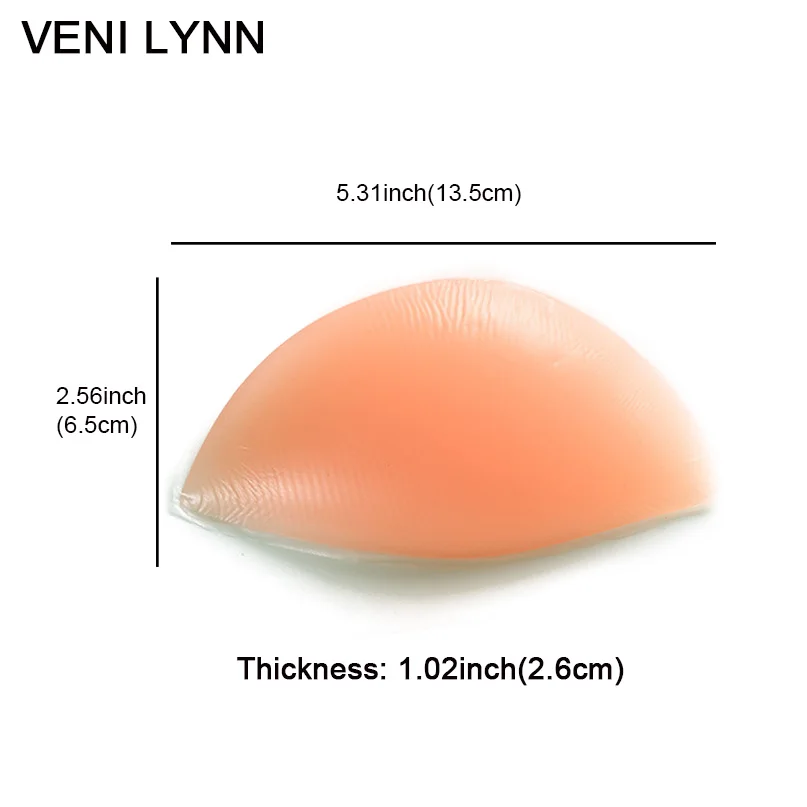 VENI LYNN 2 6 см толстые силиконовые подушечки для бикини бюстгальтер Вставка пуш-ап