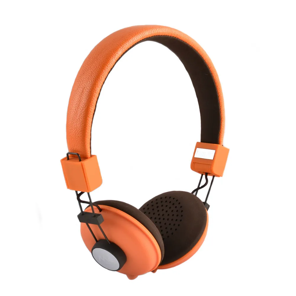 HAVIT HV H328F Sweetheart Style Independent Dual Audio Interface Music Headphones Orange + Brown|headphone audio jack flex cable|headphones sound one