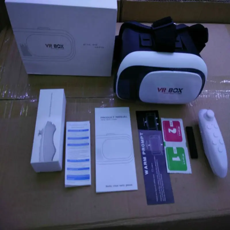 3D VR ПОЛЕ Шлем 2.0 Версия Google Картон Виртуальная Реальность Очки 3.5 дюймов ~ 6 Носимые