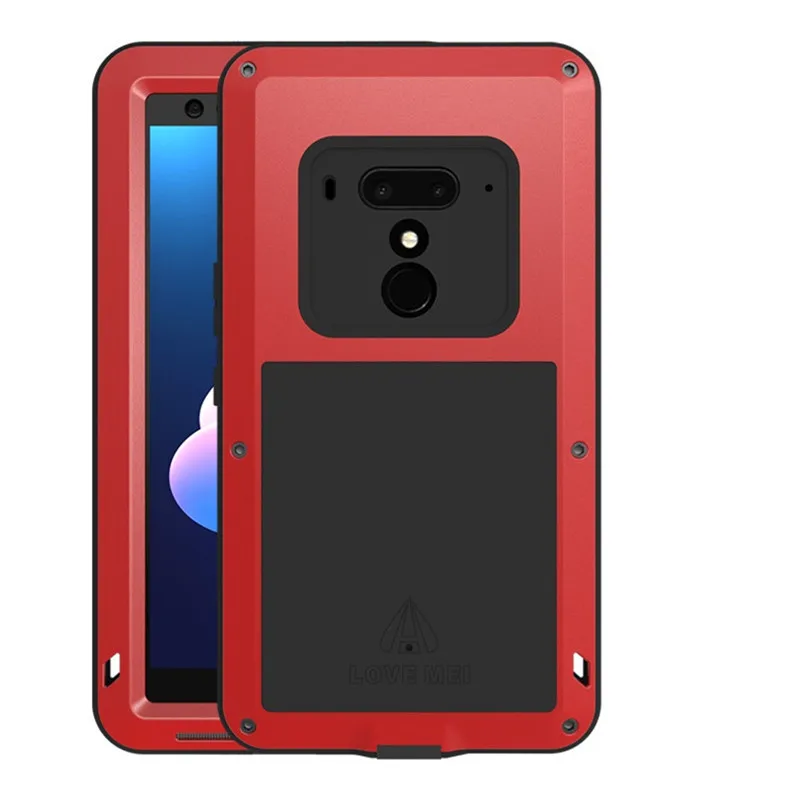 LOVE MEI Metal Case Cover Powerful Aluminum Armor Shockproof Coque Life Waterproof Phone For HTC U12 Plus U12+ Capa Funda | Мобильные