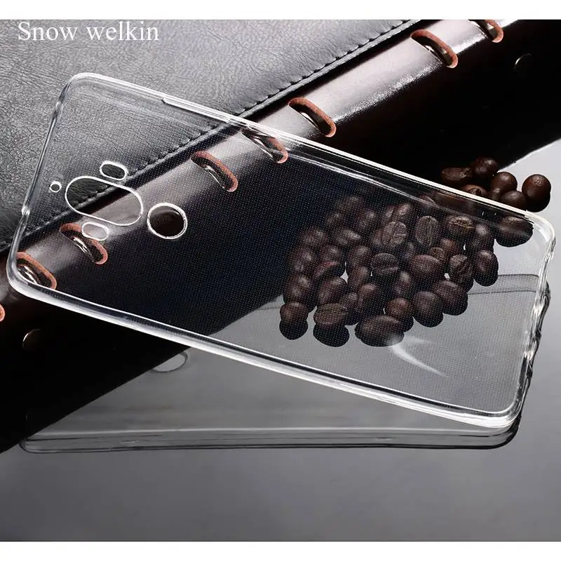 Прозрачный силиконовый мягкий Ультратонкий чехол-накладка из ТПУ для Huawei Mate 9 Mate9