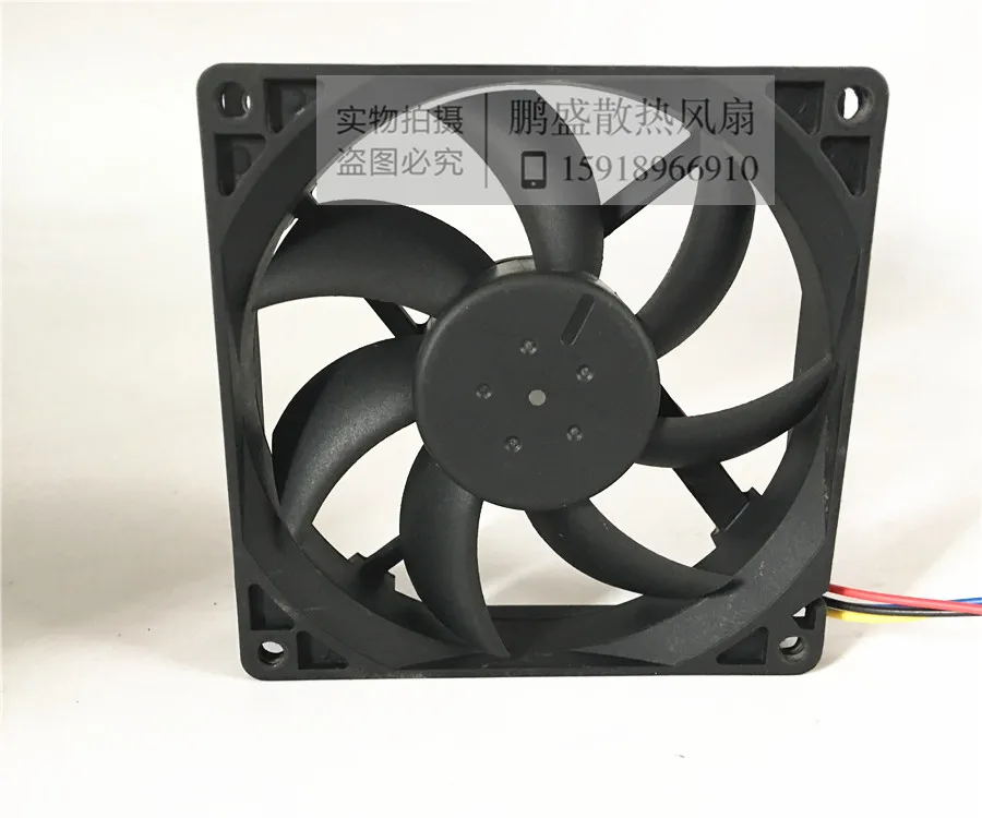 Delta Electronics AFB0912VHD 9C76 DC 12V 0.42A Размеры: 90x90x20 мм 4 провод Сервер вентилятор