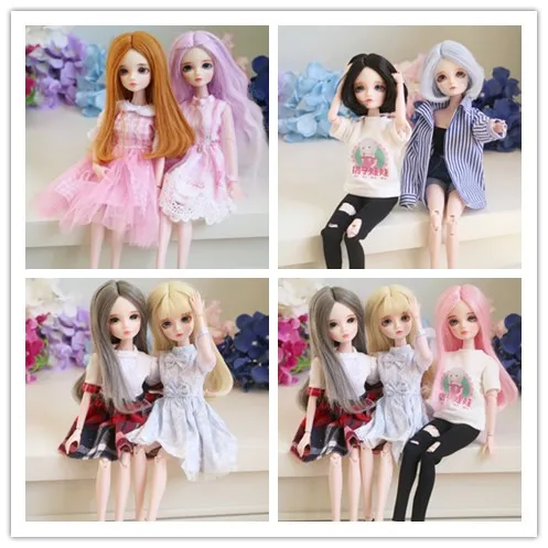 Бесплатная доставка новое поступление 2018 шарнирная кукла 1/6 BJD/SD модная милая с