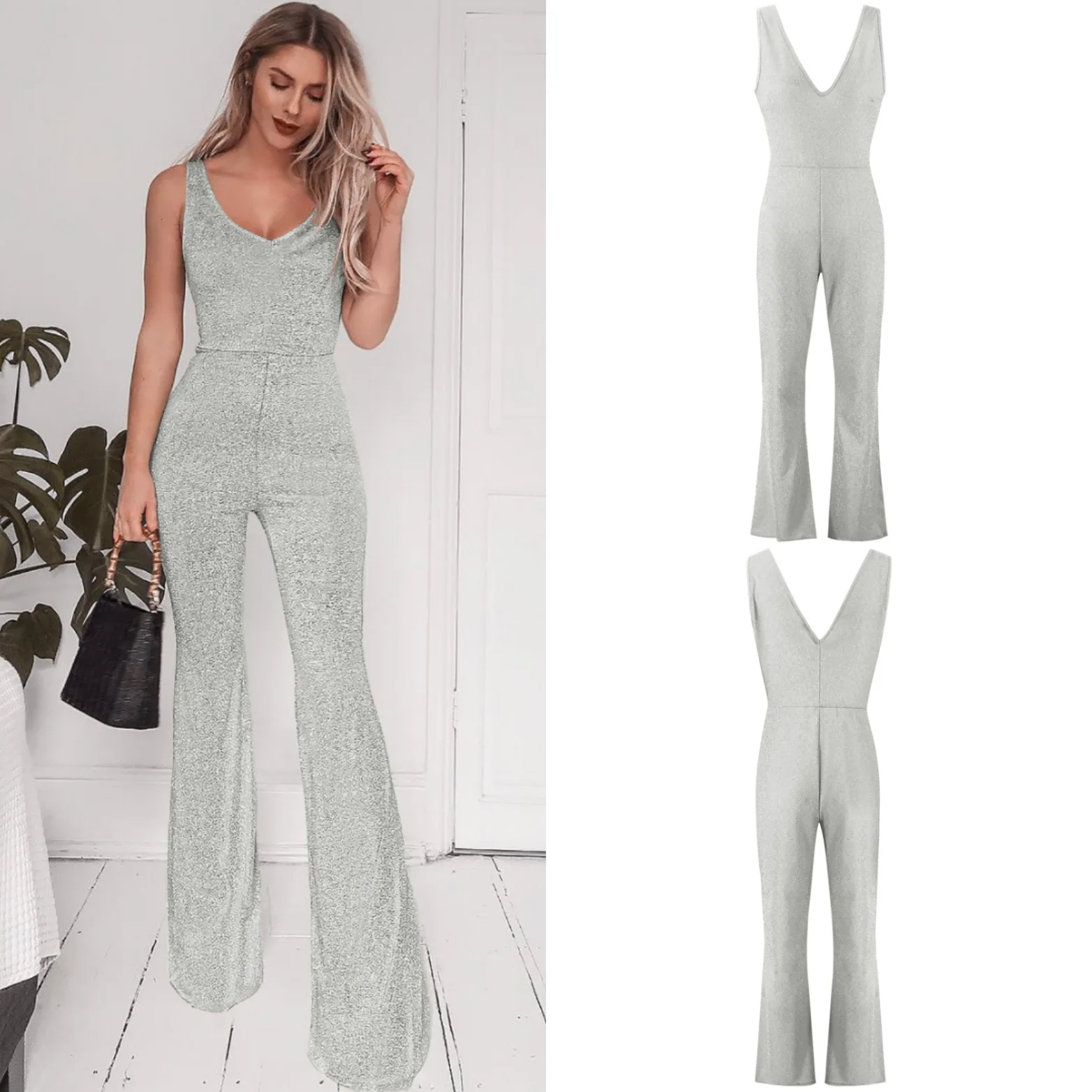 Женский офисный комбинезон лето 2019|Женские комбинезоны| |