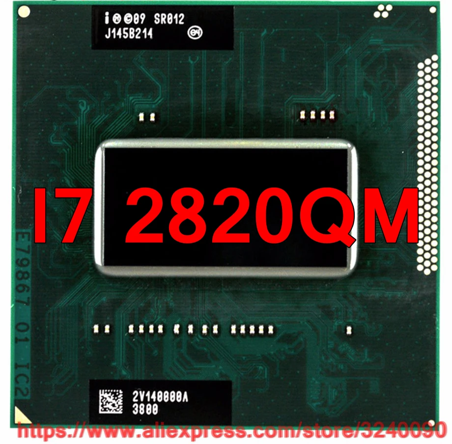 Оригинальный процессор lntel Core I7 2820QM SR012 официальная версия ЦП (кэш память 8 Мб/2 3