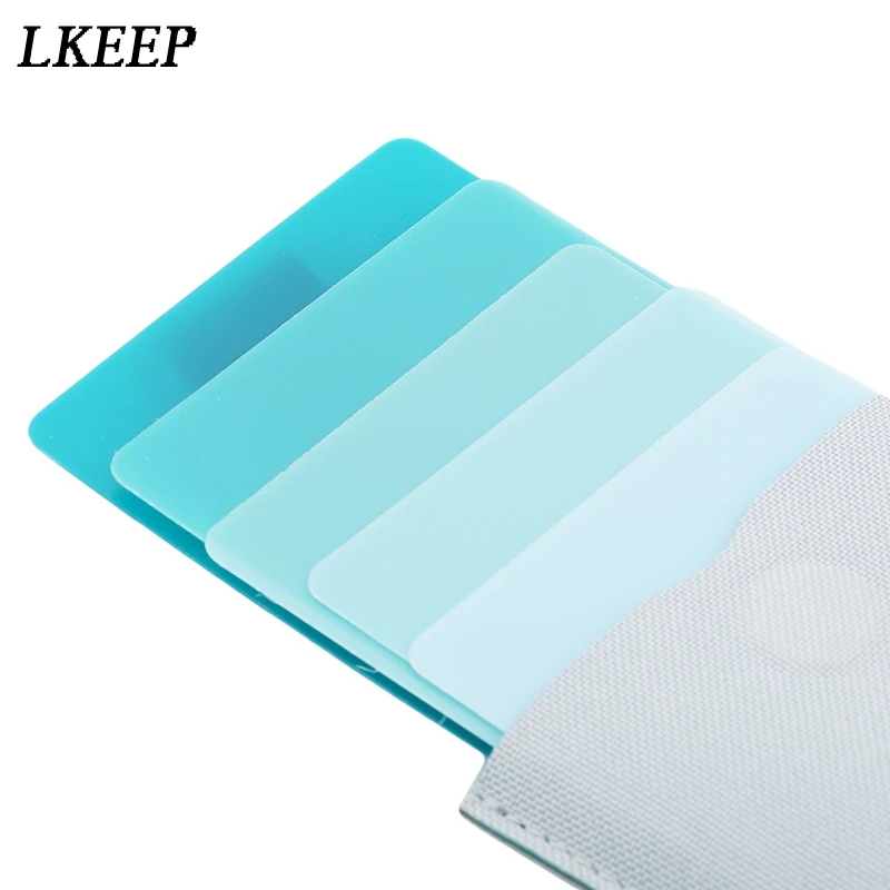Colorful Gradient Cards Holders Smart Card Men Wallets Money Bags Portable Women Short Purses Credit ID Holder | Багаж и сумки