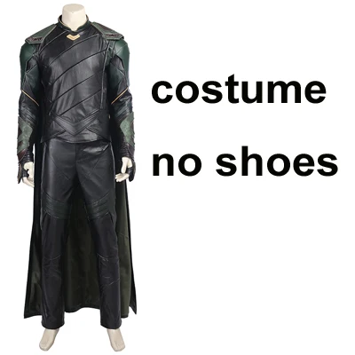 costume no shoes Герой Ловец 4 Высокое качество Тор Ragnarok Косплей Костюм Локи костюм супергероя Хэллоуин Локи Косплей Костюм - Цвет: costume no shoes