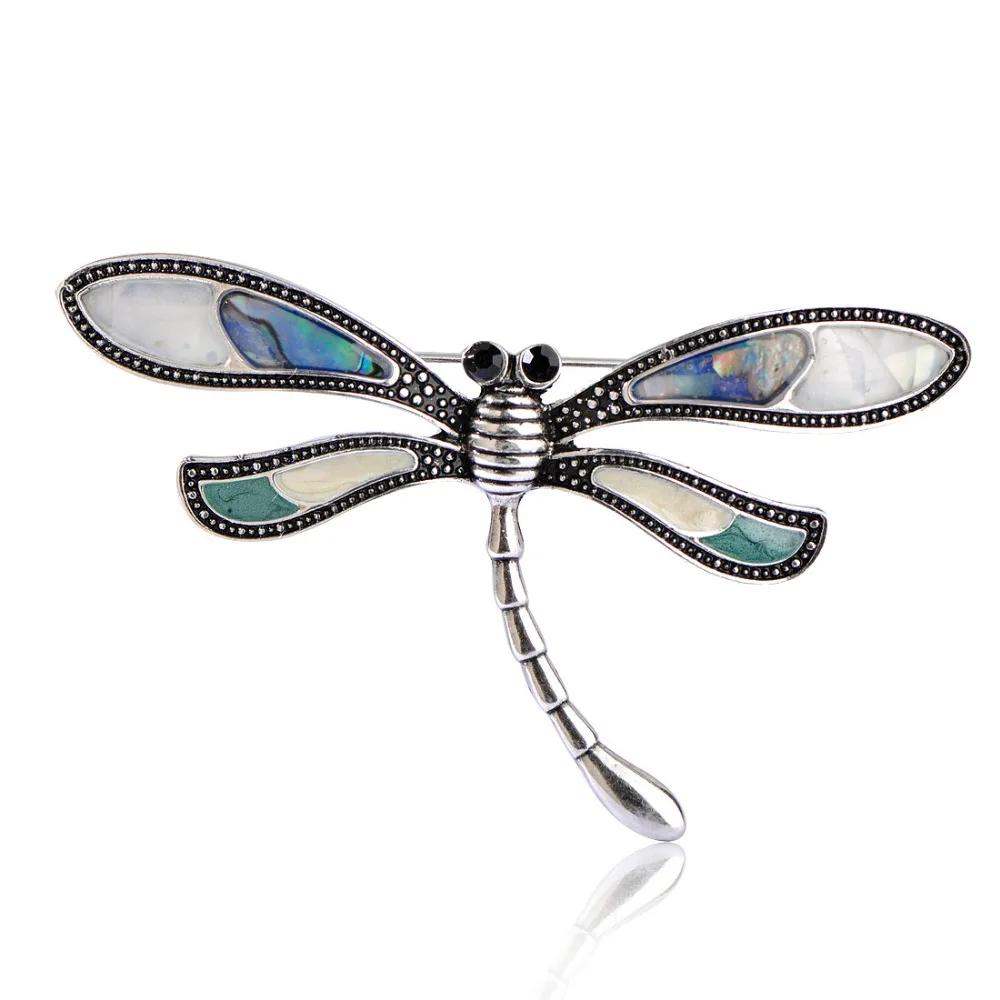 Женская Брошь в виде стрекозы ракушки | Украшения и аксессуары