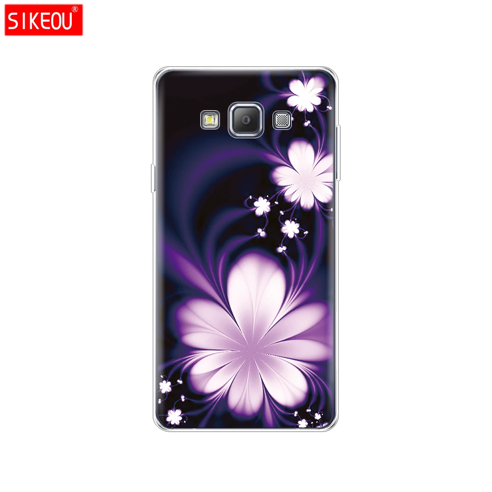 61820 Силиконовый чехол для Samsung Galaxy A3 A3 A5 A7 A500 A510 A520 A300 A310 A320 A700 A710 A720 и изображениями красочного цветка розы пиона - Цвет: 61820