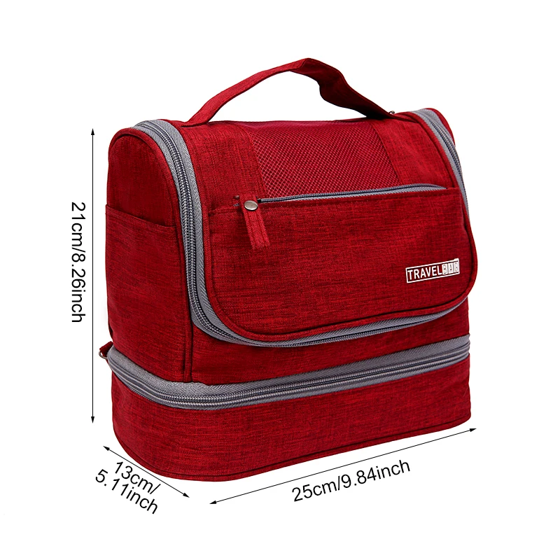 Сумка для хранения из ткани Оксфорд переносная женская косметичка путешествий