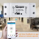 Беспроводной умный выключатель SONOFF, дистанционное управление, Wi-Fi, таймер освесветильник, Alexa, Google Home