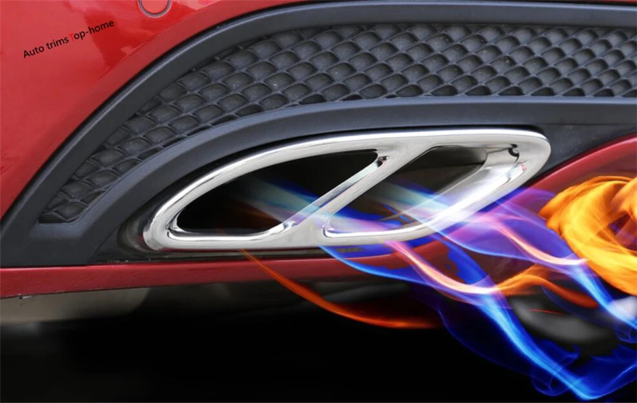 Yimaautotrims для Mercedes Benz GLE Class W166 & Coupe C292 2015 2016 2017 экстерьер глушитель наконечник труба