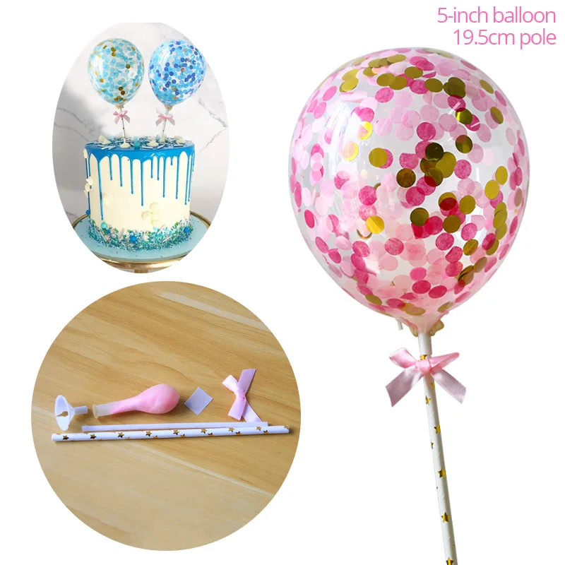 cake topper 4 WEIGAO Unicornio Юбилей Декор одноразовая посуда для Единорог День рождения украшения детей Baby Shower Декор поставки - Цвет: cake topper 4