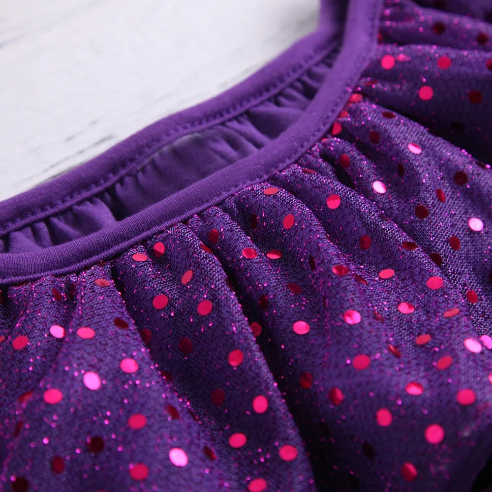 Детский модный наряд русалки для маленьких девочек футболка с блестками и