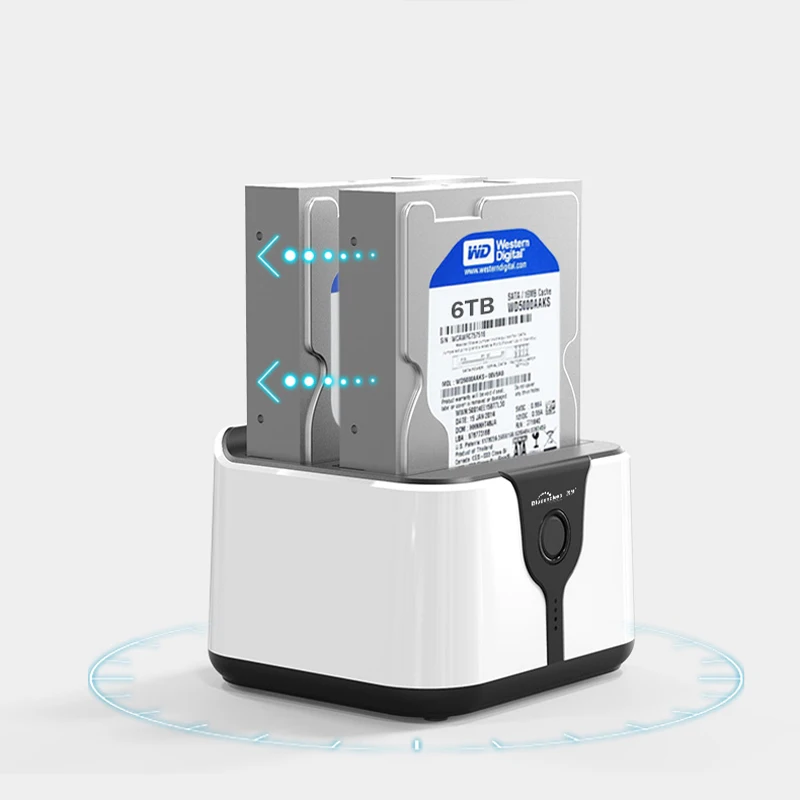 Док станция Blueendless 1 Bay для Hdd чехол 2 5 Ɖ 5' SSD Sata USB внешний корпус беспроводной Wi Fi