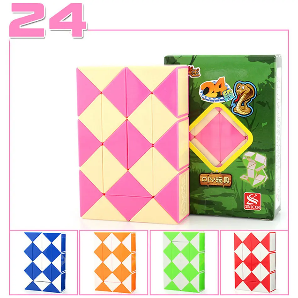 24 Segments Magic Ruler Snake 5 Colors Puzzle Toys For Children Kids Gift Toy | Игрушки и хобби