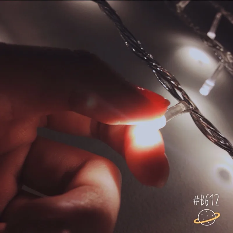 Водонепроницаемая светодиодная гирлянда высокой мощности 9 цветов наружные