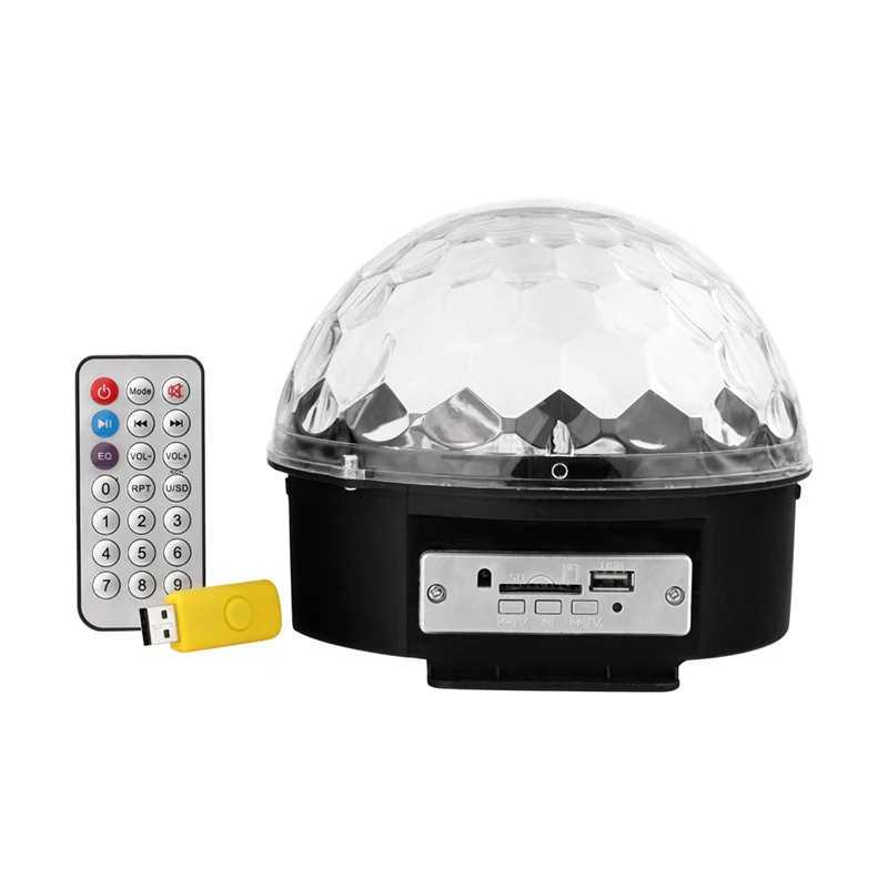 Bluetooth хрустальный магический шар Светодиодная сценическая лампа режимы