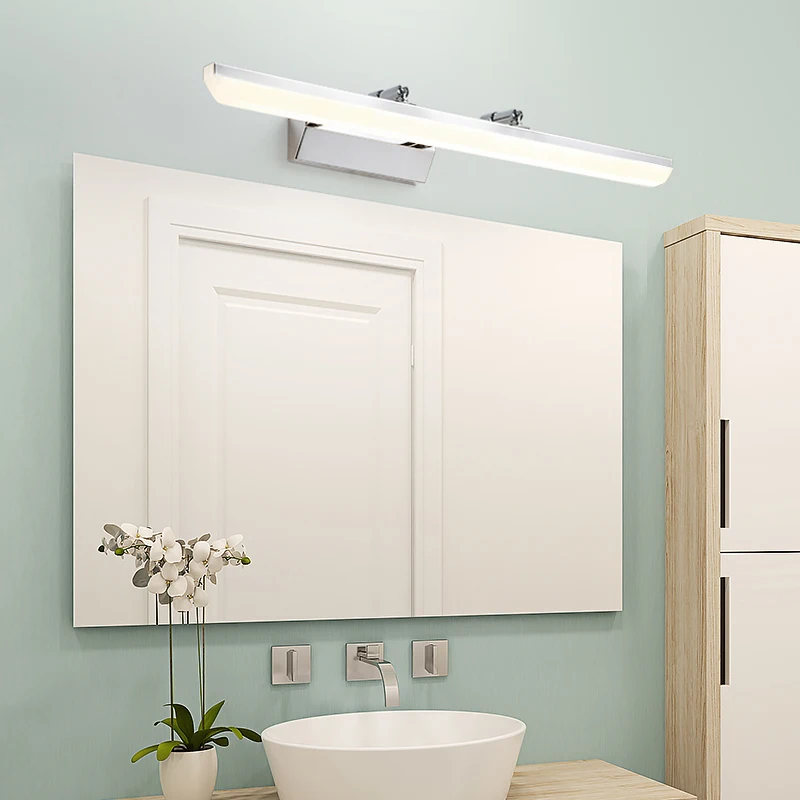 Lighting mirror headlights bathroom simple modern 180 degree rotating led waterproof anti-fog cabinet lighting | Освещение