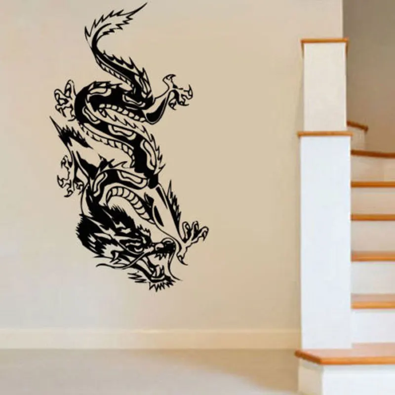

Sticker decal vinyl car bike laptop bumper chinese dragon decal mythical animal living bedroom mural E528
