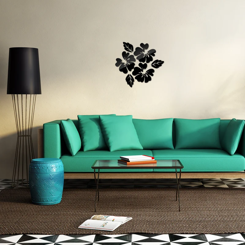 hot sale wall sticker modern design for birds home decor diy mirror 3d stickers sofa back ground | Дом и сад