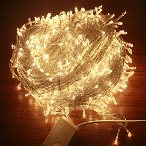 10 шт./лот 50 м 400led светодиодная гирлянда сказочный свет украшение для праздника