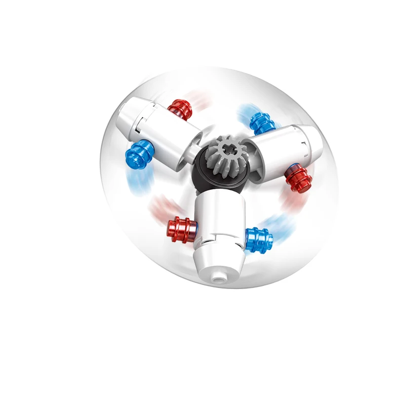 6 Sets New Hand Spinner Triangle Crabs Rotating Bearing Blocks Autism Tip Gyro Ball Rainbow Color Bluding | Игрушки и хобби