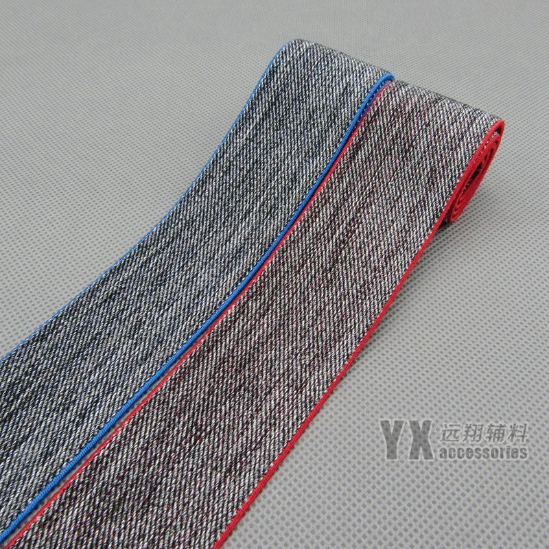 Бесплатная доставка 40 мм ширина Высокое качество Толстые эластичные ленты 6