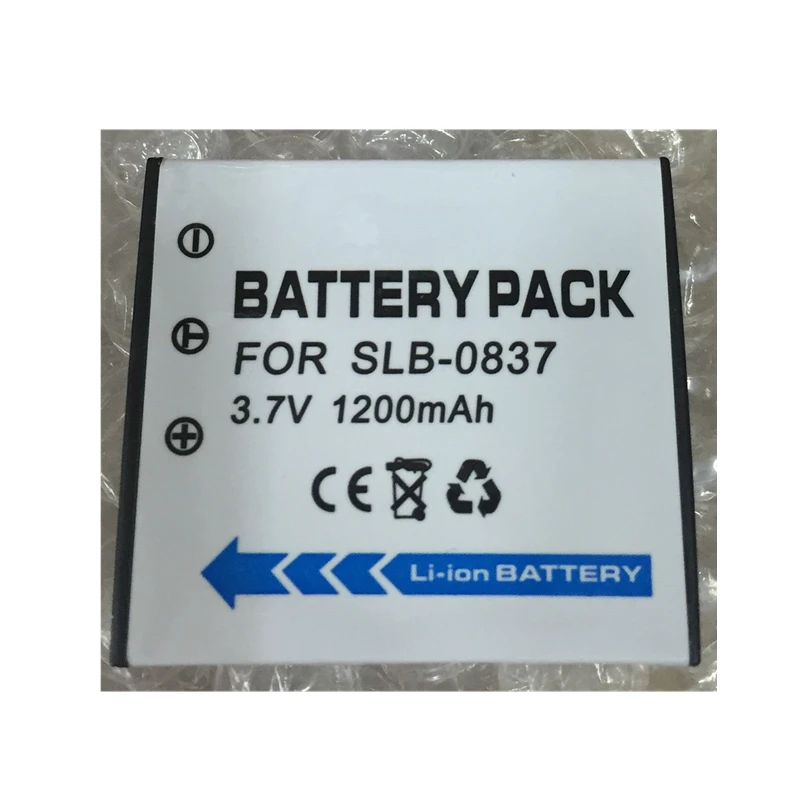SLB-0837 SLB0837 литиевые батареи SLB 0837 Аккумулятор для цифровой камеры Samsung i5 i6 i50 L60 NV3 NV7